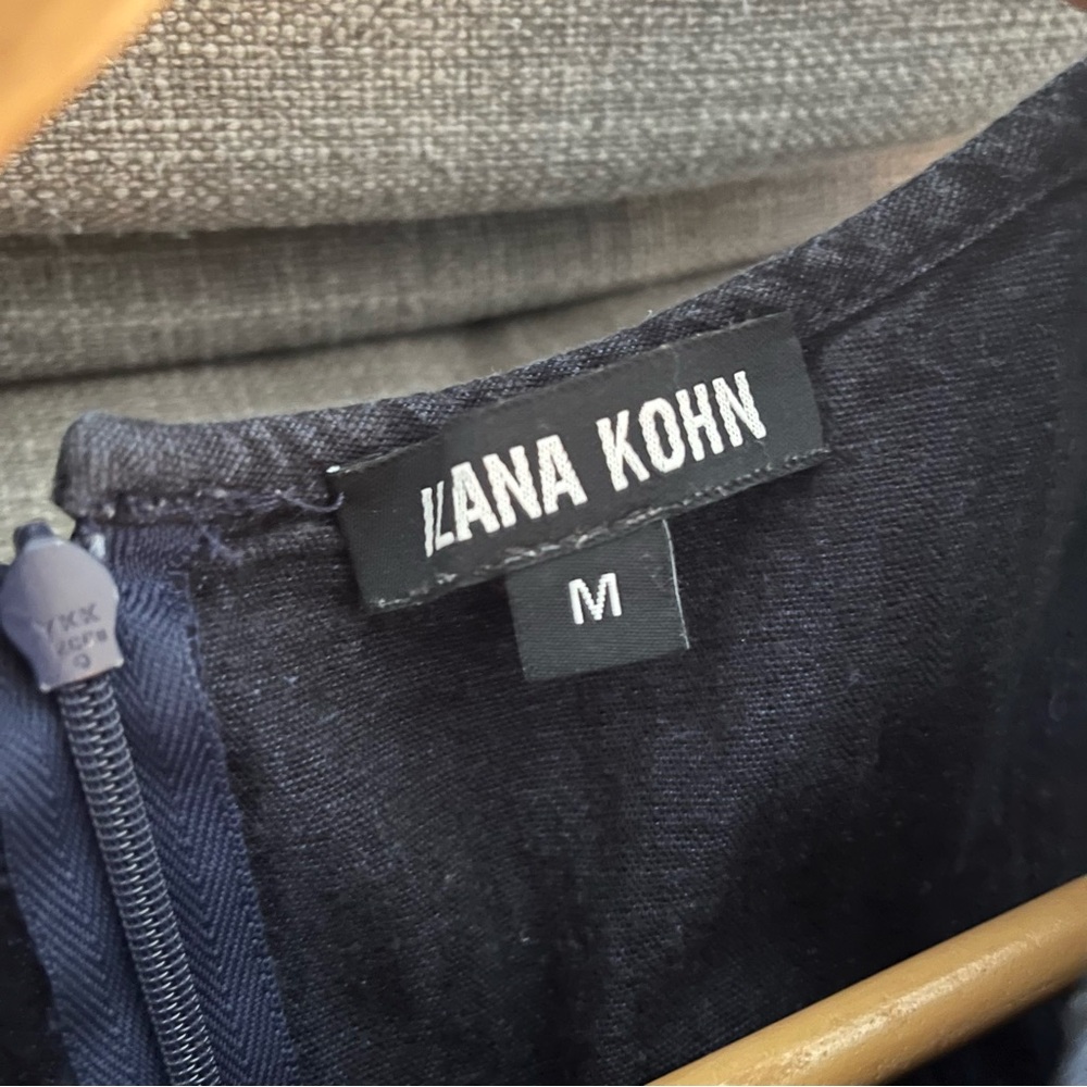 Ilana Kohn linen blend jumpsuit Size medium blue - Picture 4 of 5